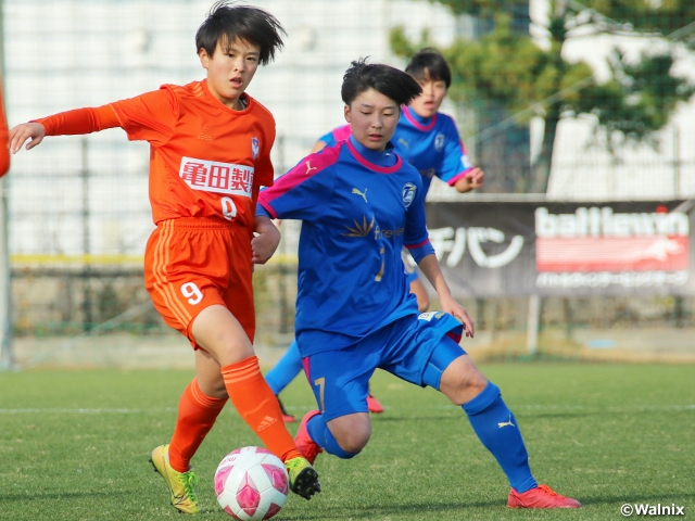 U-18年代女子の頂上決戦が開幕！AICシーガル、新潟が2回戦へ JFA 第24